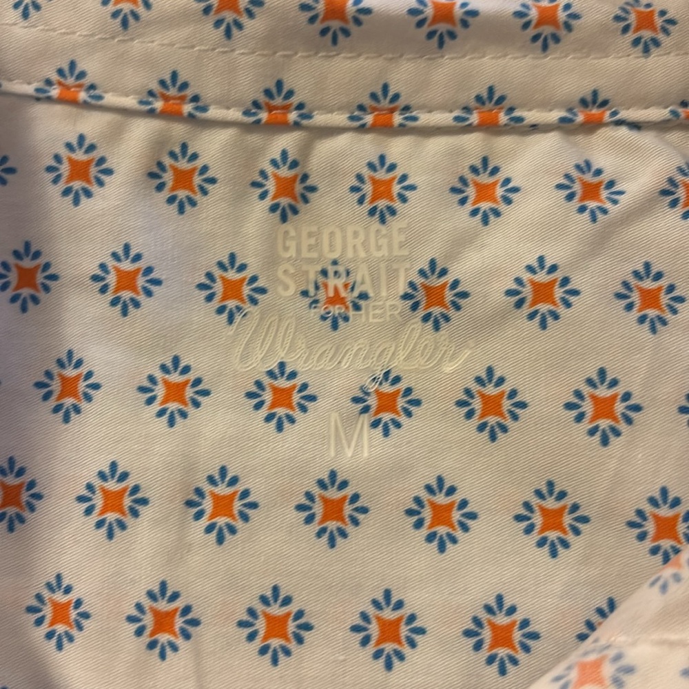 George Strait Wrangle Button Down Worn - image 2